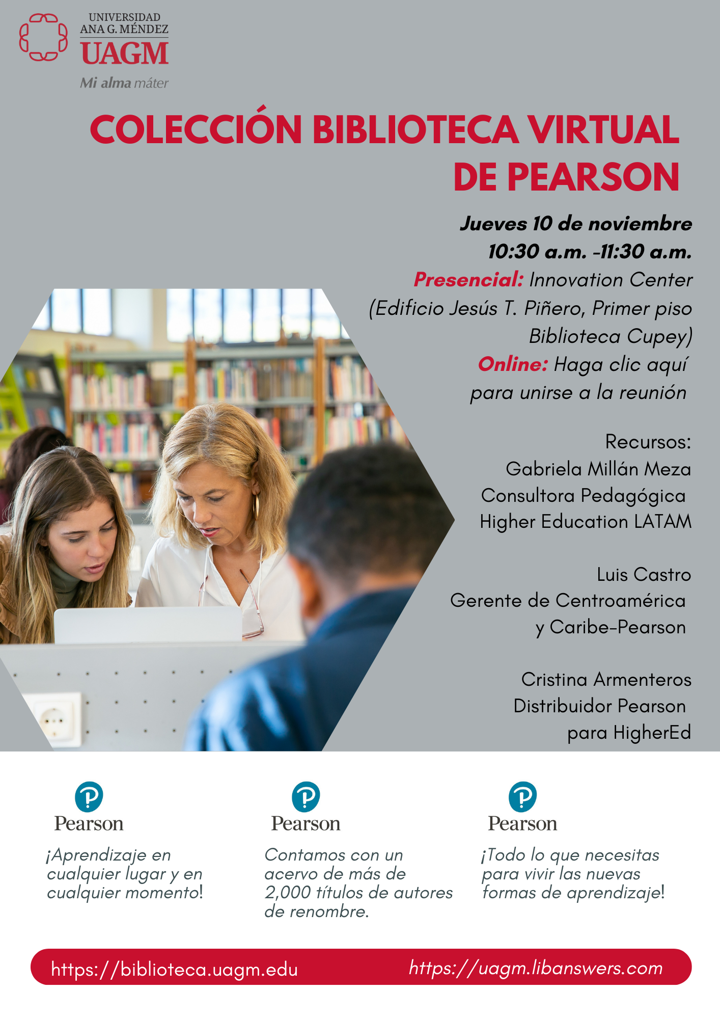 Colección Biblioteca Virtual de Pearson | Biblioteca UAGM