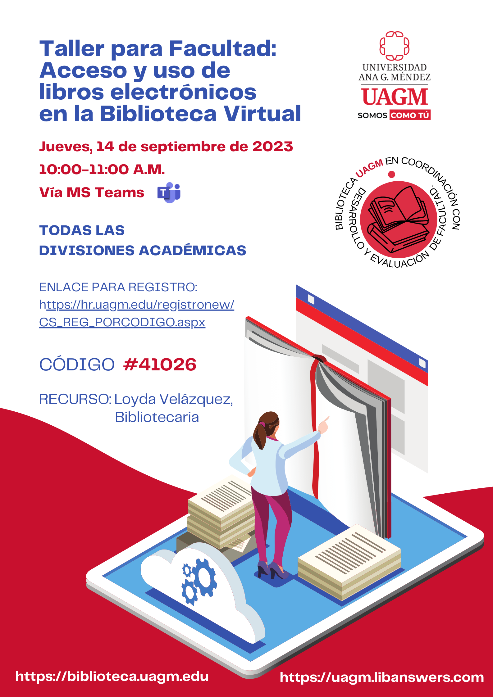 Taller acceso y uso de libros electronicos en la Biblioteca Virtual